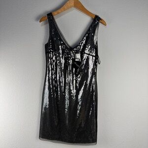 White House Black Market Sequin Dress Sz 2